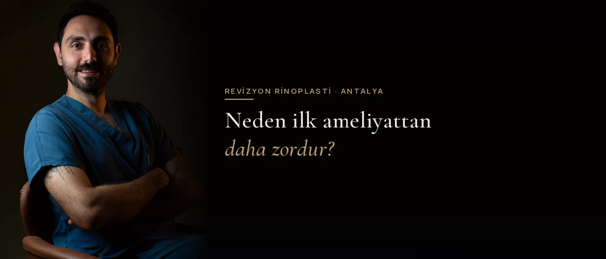 Revizyon rinoplasti planlaması — Op. Dr. Aytaç Kılıç, Antalya